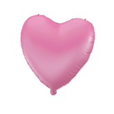 Hartvormige Folieballon Roze 45cm